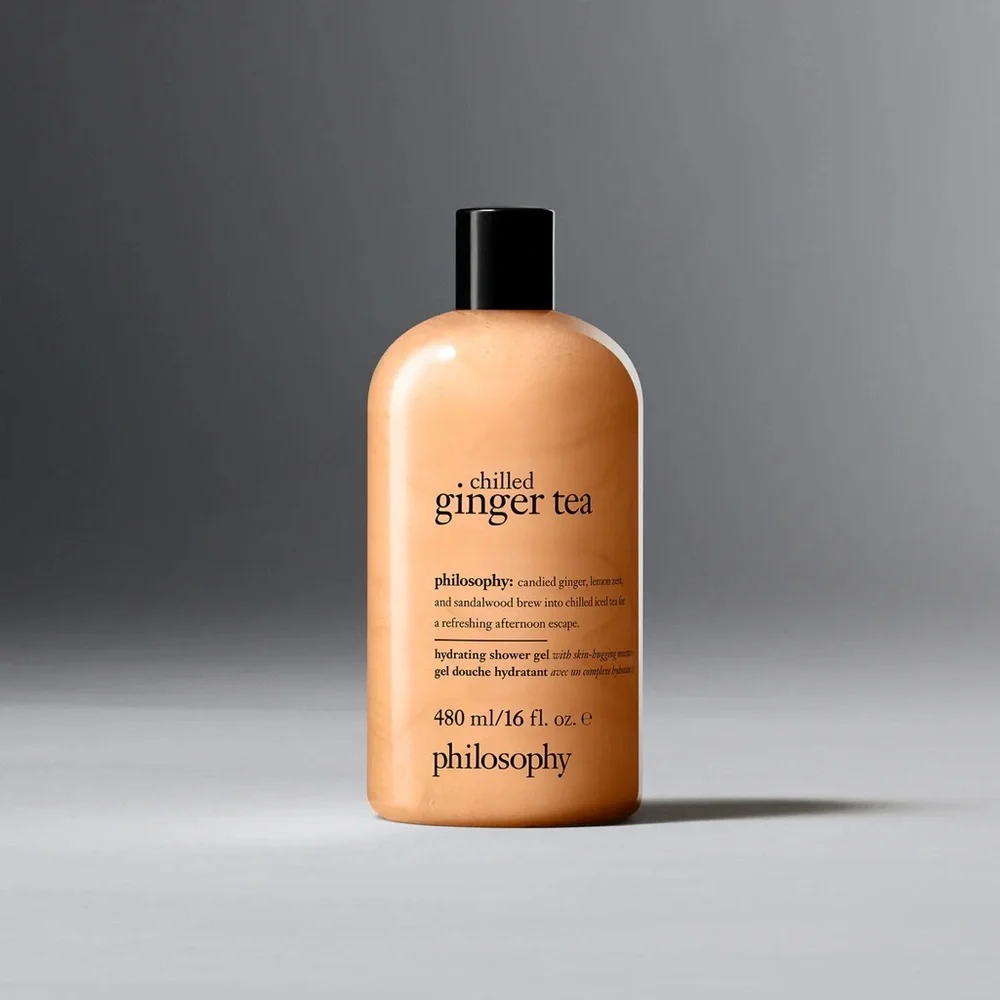 Philosophy SCENT-SATIONAL chilled ginger tea hydrating shower gel 16 oz - Picture 1 of 3